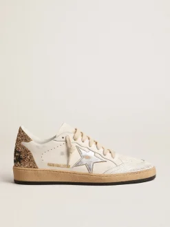 Cheap Ball Star com estrela de couro metálico e talão de glitter MULHER Beachwear|Ball Star