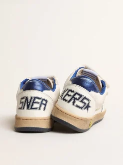 Best Sale Ball Star Junior com estrela e talão de couro metálico azul Meninos pequenos (1-3 anos)