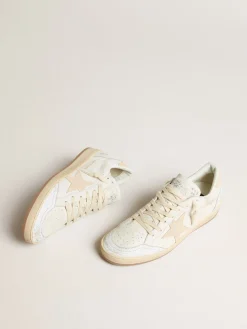Clearance Ball Star Masculino LTD CNY de couro branco com estrela cor de marfim Ball Star