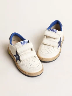 Cheap Ball Star Young com estrela e talão de couro metálico azul Meninas (4-10 anos)|Meninos (4-10 anos)