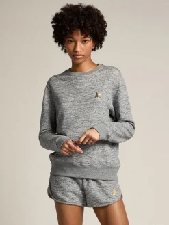 Best Sale Bermuda cinza mescla com estrela dourada MULHER Saias e Shorts
