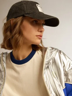Cheap Boné cinza antracite com logo Marathon na frente MULHER Chapéus e bonés|Chapéus e bonés