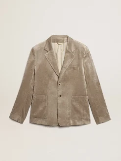 Sale Boxy-fit single-breasted blazer in cotton Blazers