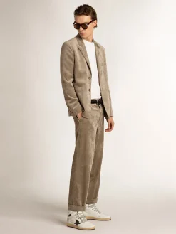 Sale Boxy-fit single-breasted blazer in cotton Blazers