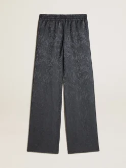 Clearance Calça de jacquard com estampa toile de jouy all over MULHER Jeans e calças