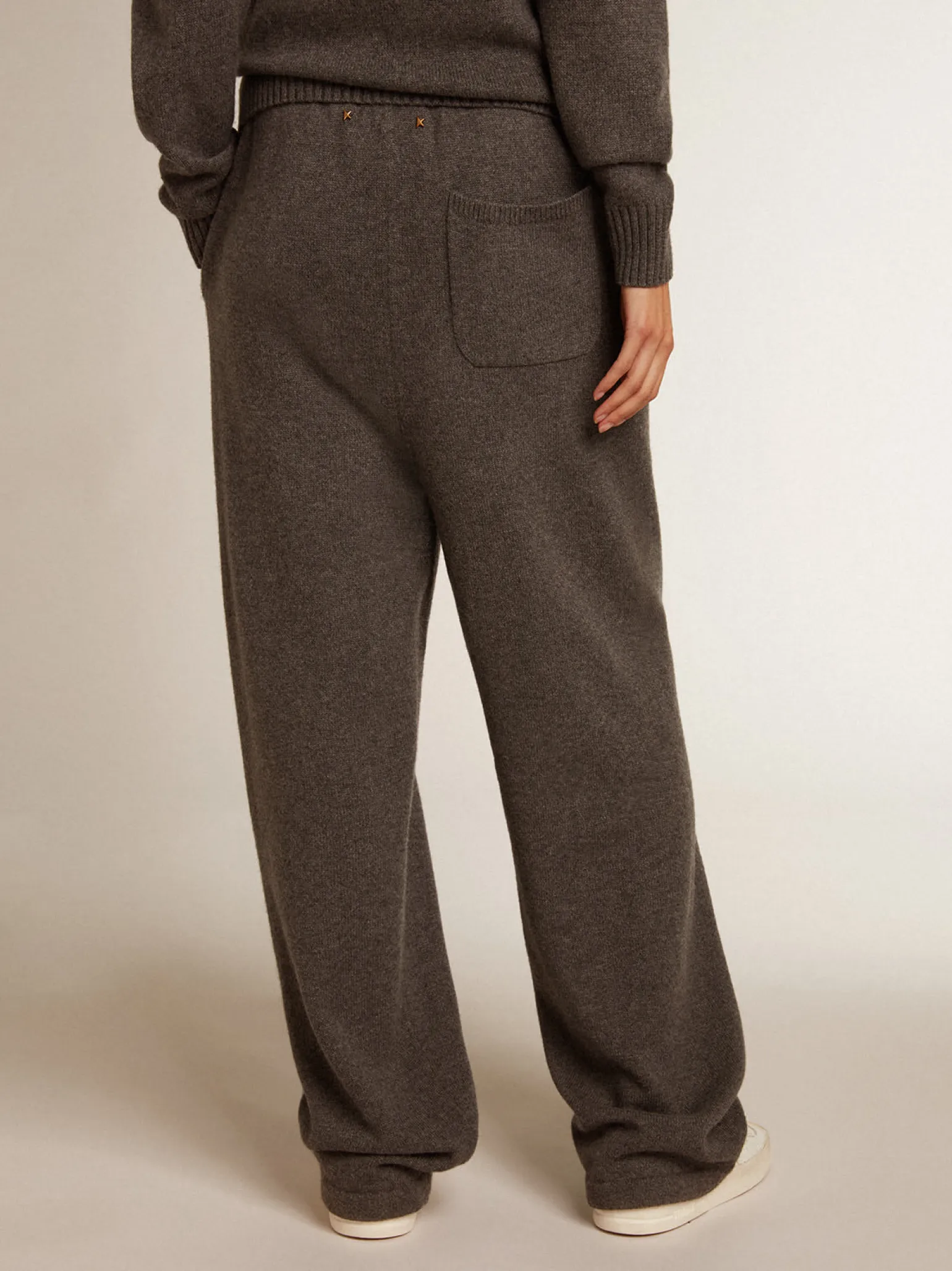 Online Calça de jogging feminina misto caxemira cinza MULHER Jeans e calças