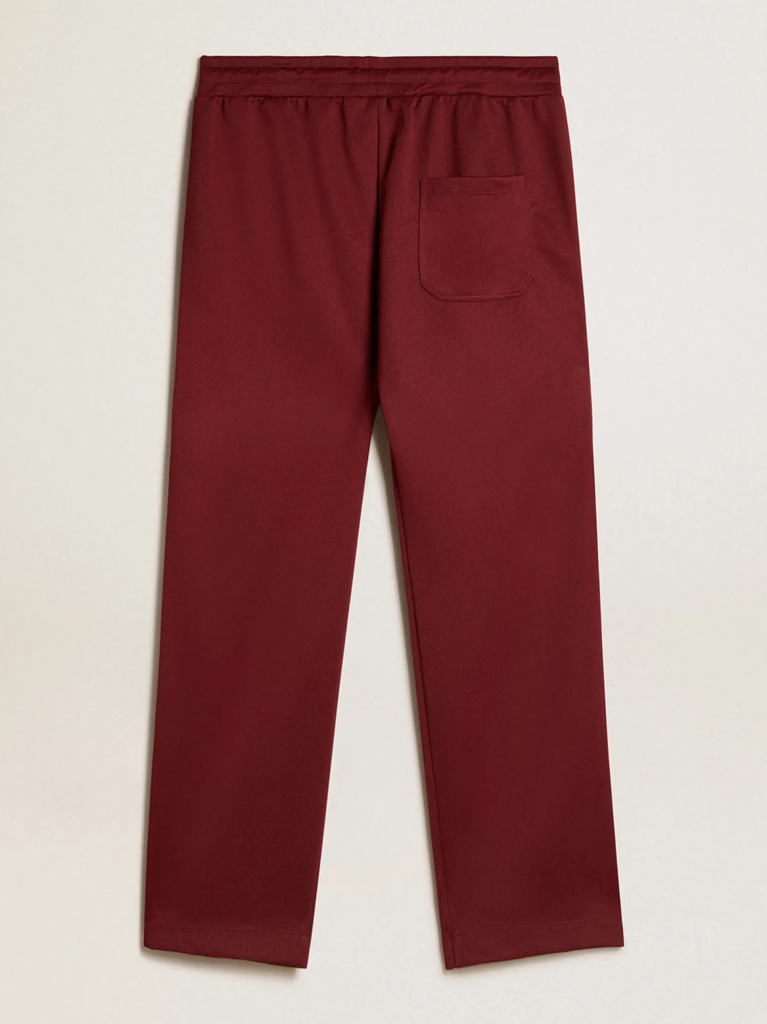 Cheap Calça de jogging masculina bordô com estrelas nas laterais Jeans e calças
