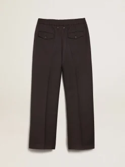 Online Calça de jogging masculina cor alcaçuz Jeans e calças