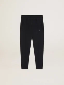 Outlet Calça de jogging masculina preta com estrela na frente Jeans e calças