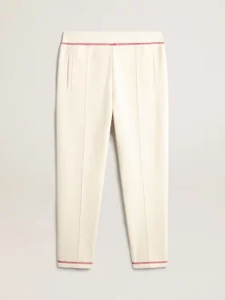 Discount Calça de jogging Masculina na cor branco heritage com logo CNY Jeans e calças