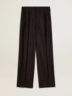 Best Sale Calça feminina de lã cinza escuro MULHER Jeans e calças