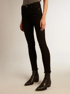 Best Calça jeans feminina skinny preta MULHER Jeans e calças