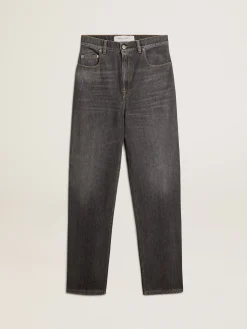 Discount Calça jeans preta feminina com bolso impresso MULHER Jeans e calças