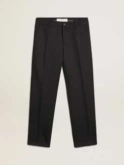 Best Sale Calça masculina de lã azul-escura Jeans e calças