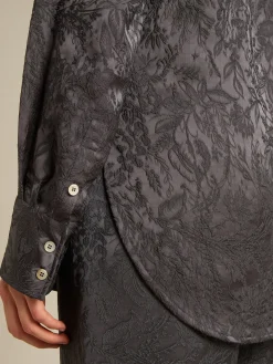 Online Camisa de jacquard com estampa toile de jouy all over MULHER Camisas