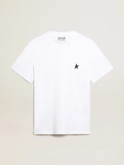 Best Sale Camiseta branca feminina com estrela azul-escura na frente MULHER Beachwear|Camisetas