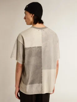 Best Camiseta em várias tonalidades de cinza com efeito usado Camisetas