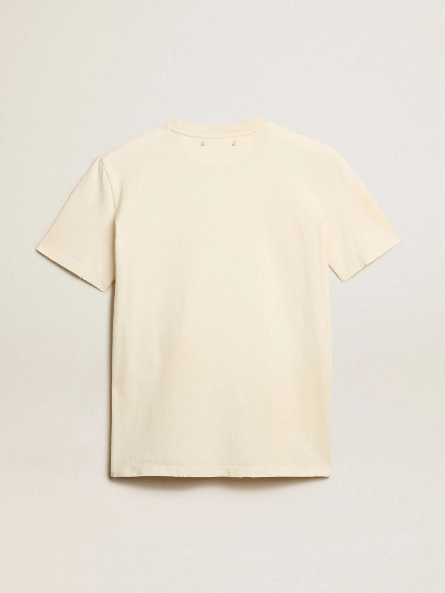 Discount Camiseta feminina de algodão branco usado com escrita bordada MULHER Camisetas
