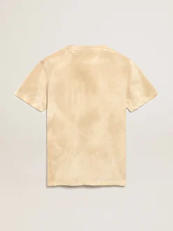 Best Sale Camiseta feminina marfim com estampa floral MULHER Camisetas