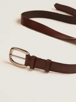 Clearance Cinto Houston de couro marrom lavado Cintos