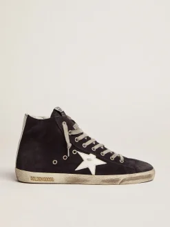 Sale Francy masculino de couro com estrela e talão de couro Francy