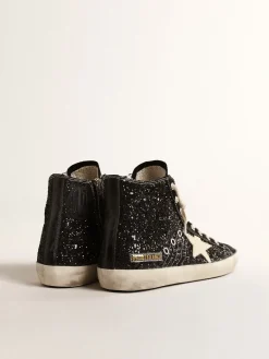 Shop Francy Penstar LTD de glitter com estrela marfim e talão preto MULHER Francy