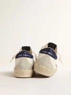 Fashion Hi Star com estrela de couro fúcsia e talão de glitter azul MULHER Hi Star