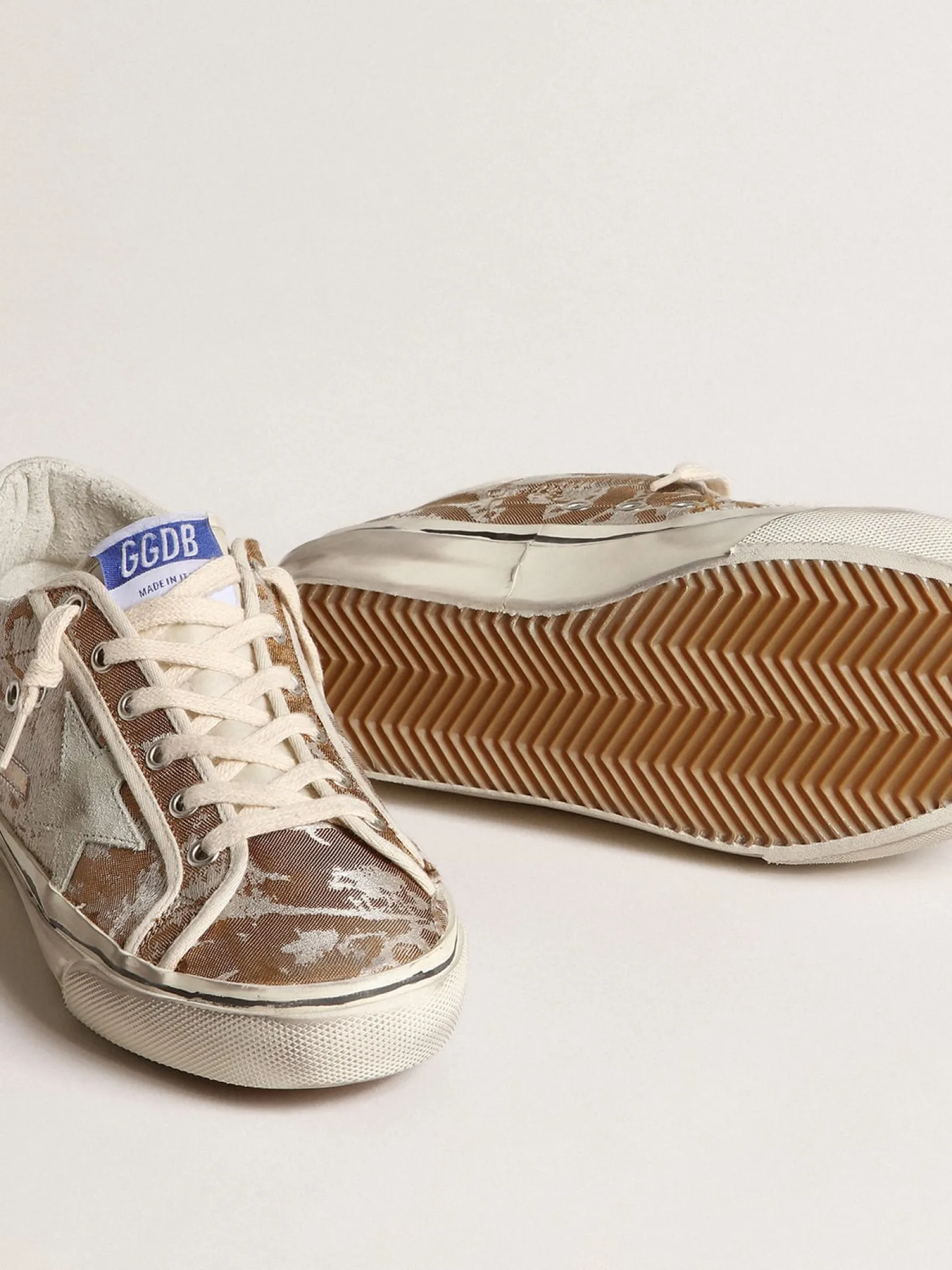 Cheap Hi Star de tecido jacquard bronze com estrela de suede gelo MULHER Hi Star