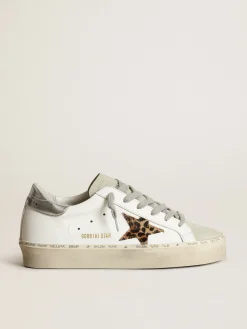 Best Sale Hi Star feminino com estrela de cavalinho leopardo e talão prateado MULHER Hi Star