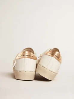Sale Hi Star LTD com estrela de glitter preto e dourado e talão dourado MULHER Hi Star