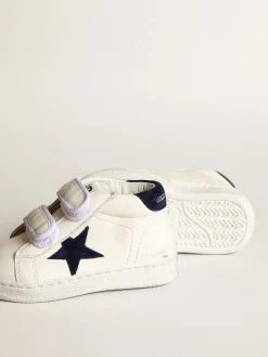 Flash Sale June de napa com estrela e talão de suede azul-escuro Meninas pequenas (1-3 anos)|Meninos pequenos (1-3 anos)