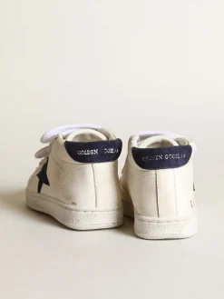 Flash Sale June de napa com estrela e talão de suede azul-escuro Meninas pequenas (1-3 anos)|Meninos pequenos (1-3 anos)