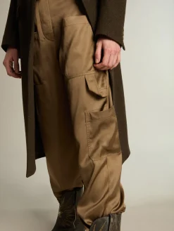 Best Macacão de viscose bege mocha MULHER Vestidos e macacões