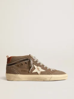 Store Mid Star de lona verde com estrela de couro e lista preta Mid Star
