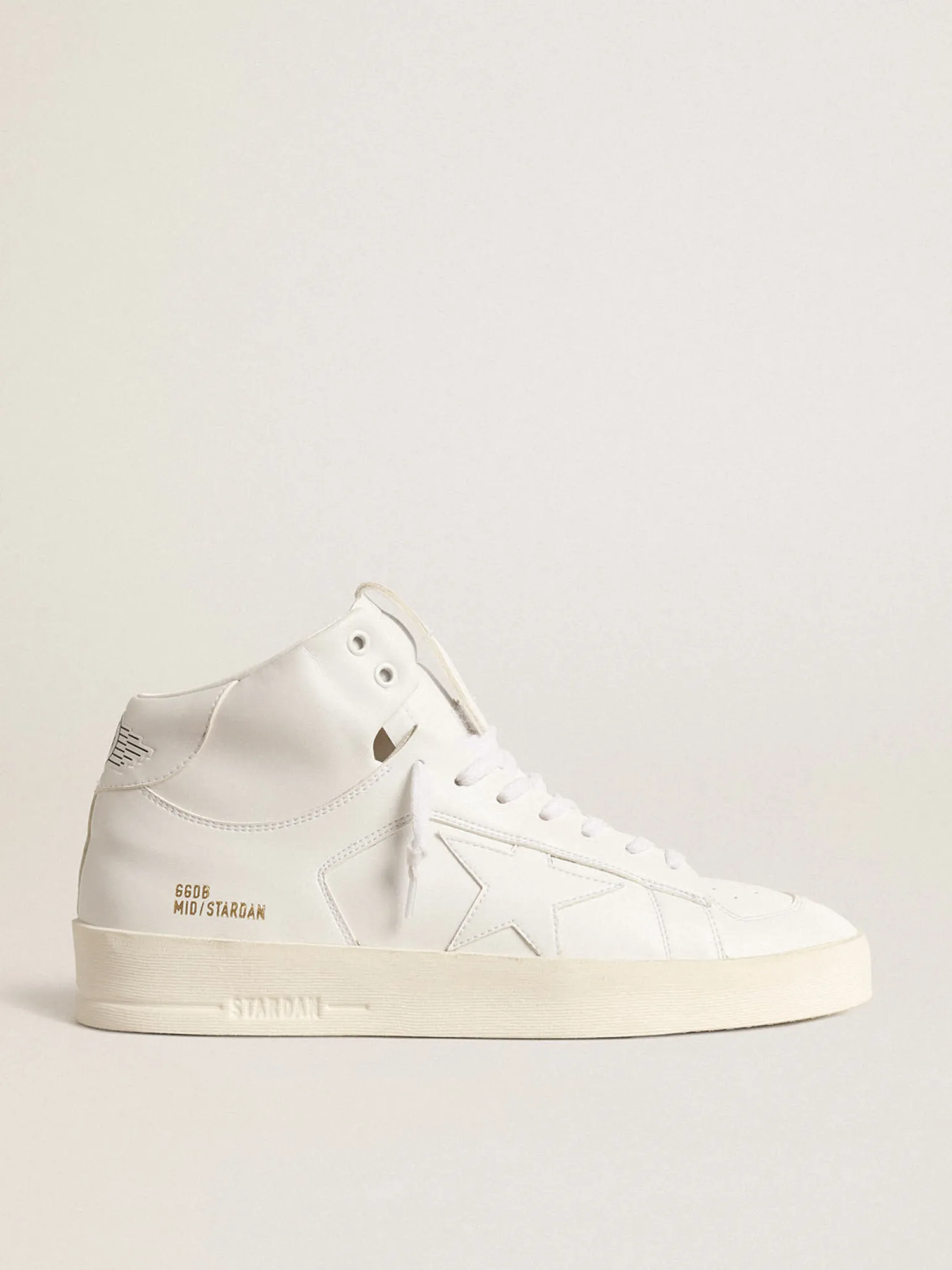 Discount Mid-Stardan Masculino com base vegetal e estrela e talão brancos Mid Star|Stardan