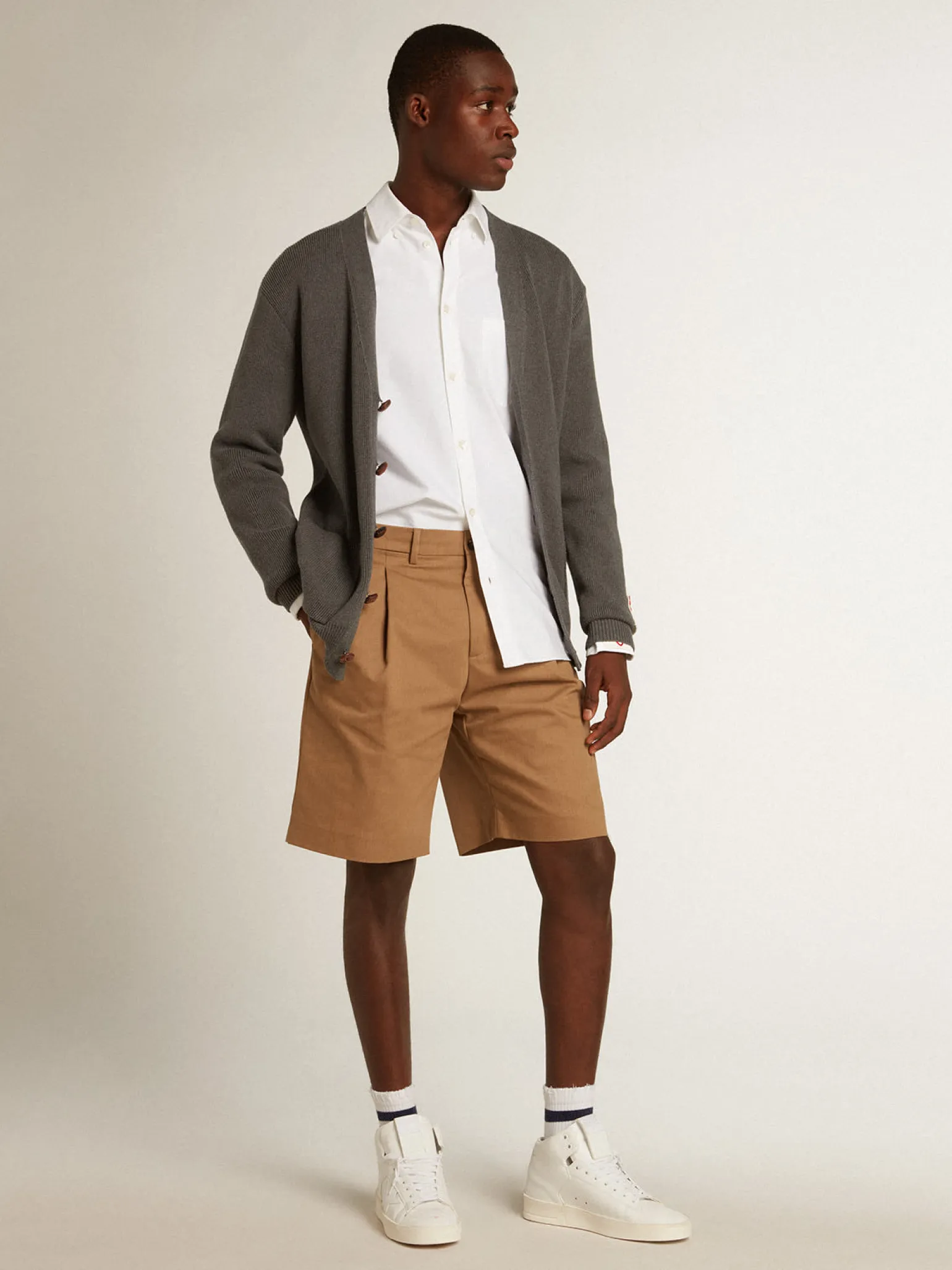 Discount Mid-Stardan Masculino com base vegetal e estrela e talão brancos Mid Star|Stardan