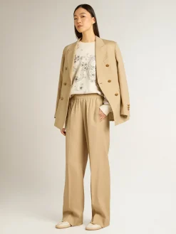 Fashion Moletom CNY cor branco usado MULHER Moletons|Moletons