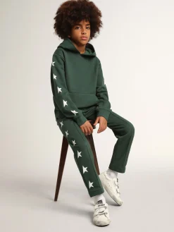 Shop Moletom com capuz verde brilhante Roupas de cima (4-12 years)