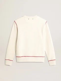 Best Sale Moletom Feminino na cor branco heritage com logo CNY MULHER Moletons