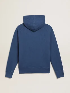 Store Moletom masculino azul-marinho com inscrição Moletons
