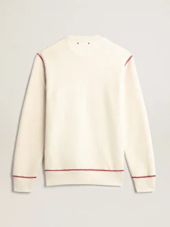 Cheap Moletom Masculino na cor branco heritage com logo CNY Moletons