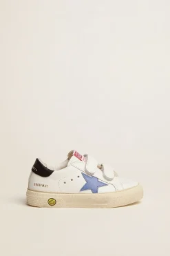 Cheap Old School Junior com estrela azul e talão azul-escuro Meninas pequenas (1-3 anos)|Meninos pequenos (1-3 anos)