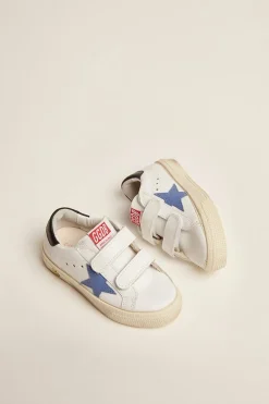 Cheap Old School Junior com estrela azul e talão azul-escuro Meninas pequenas (1-3 anos)|Meninos pequenos (1-3 anos)