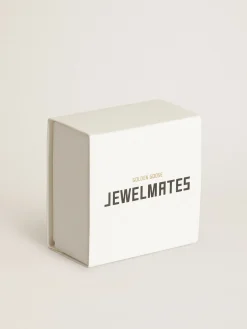 Fashion Punho branco com cristais baguete MULHER Jewels|Joias