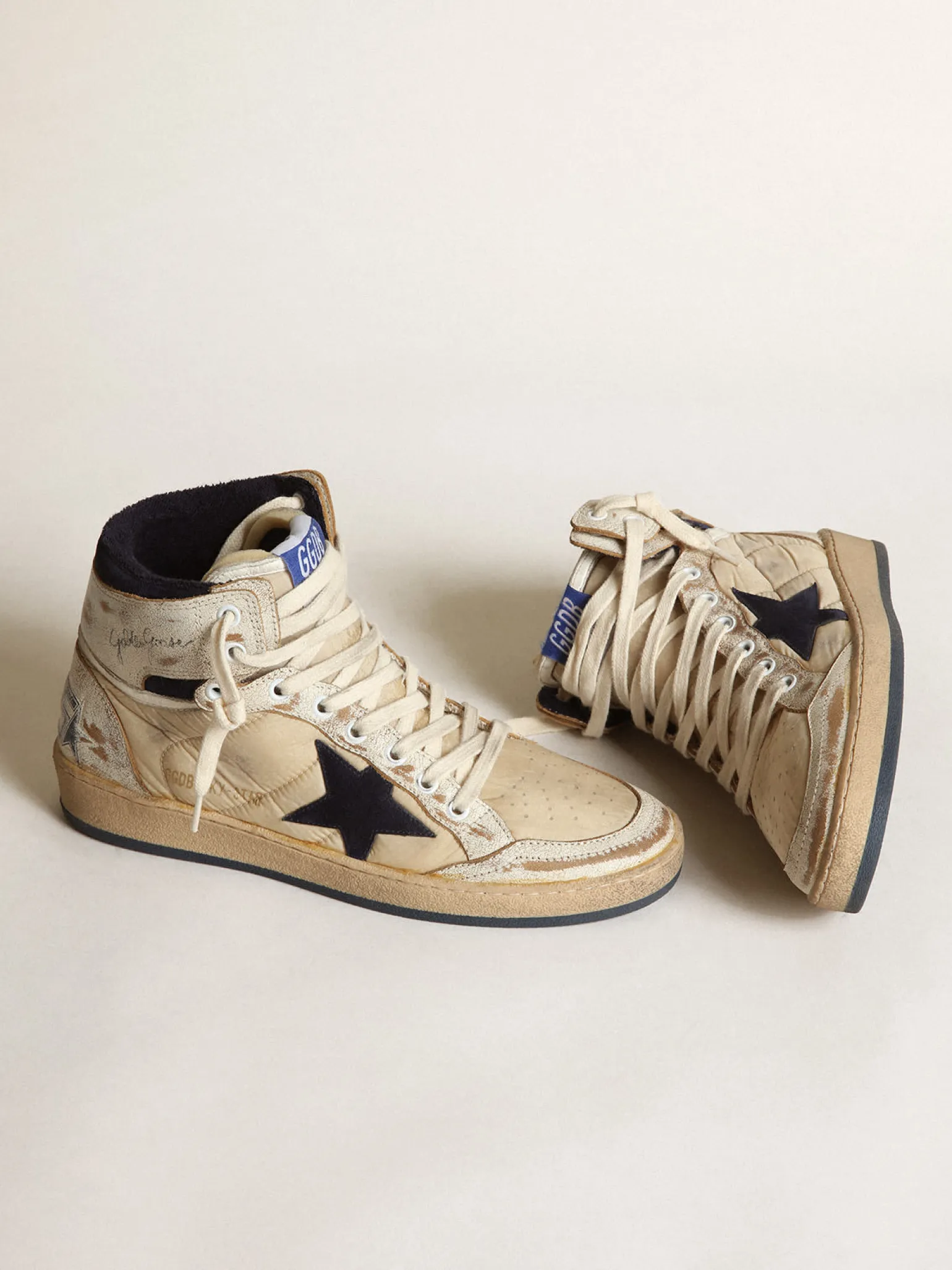 Cheap Sky-Star feminino de náilon cor creme e couro branco MULHER Sky-Star