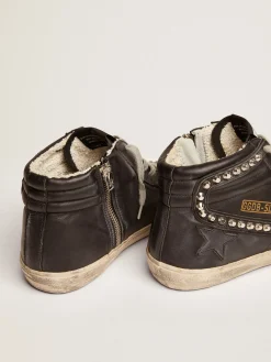 Shop Slide feminino preto com tachas MULHER Slide