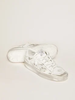 Hot Stardan Masculino branco de couro Stardan