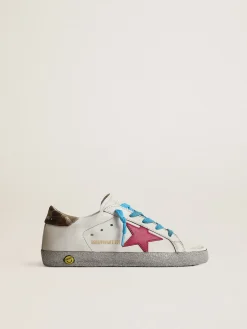 Shop Super-Star young LTD com estrela fúcsia e reforço em glitter Meninas (4-10 anos)