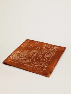 Clearance -colored Golden Collection scarf with paisley pattern MULHER Sedas e Echarpes|Beachwear