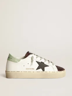 Online Tênis Hi-Star branco com inserção de glitter e estrela preta MULHER Hi Star